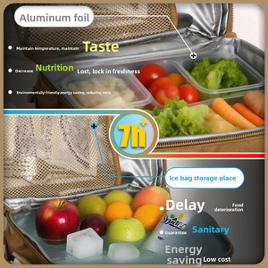 Tactical Hộp Ăn Trưa Cách Điện Túi Ăn Trưa Molle Vải Leakproof Ngoài Trời Nhiệt Cooler Với Dây Đeo Vai Ăn Trưa Thùng Cho Phòng Tập Thể Dục - Product Image 2