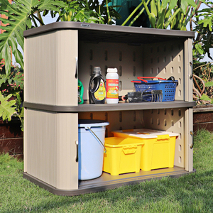 Nouveau casier de stockage en plastique modulaire assemblé utilisation extérieure de structure - Product Image 3