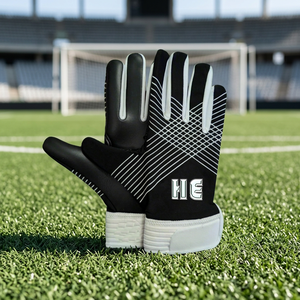 Gants de gardien de but de qualité supérieure pour les professionnels, légers, haute performance, impression en silicone sur le dos - Product Image 5