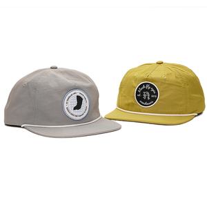 หมวกแก๊ปไนลอนแบบสแนปแบ็ค ป้ายทอแบบกำหนดเอง 5 ชิ้น หมวกทรงไม่แข็ง พร้อมเชือก - Product Image 1