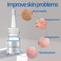 Poudre lyophilisée de peptide de cuivre pour soins de la peau, anti-âge, raffermissante, réparatrice, sérum facial au peptide de cuivre bleu GHK-Cu, marque privée