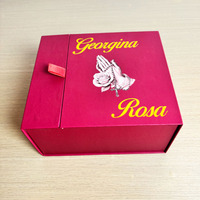 Boîte cadeau personnalisée pour vêtements, casquettes, boîtes en papier rigide, boîtes en carton de luxe, boîte à rabat magnétique pliable pour parfum