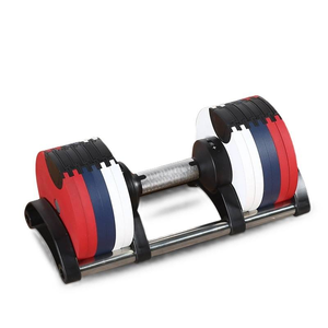Ensemble d'haltères de fitness réglables en fer de haute qualité 24kg 36kg, logo personnalisé, haltères de musculation commerciales bon marché, équipement de gym - Product Image 4