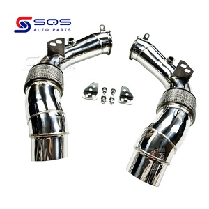 Tuyau d'échappement droit poli de haute qualité SQS OEM/ODM pour BMW F10 M5 F06 M6 – Tuyaux d'essai - Product Image 6