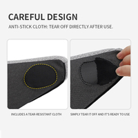 Oreiller de voyage en mousse à mémoire de forme en forme de U personnalisé pour le soutien du cou, utilisation en avion, en voiture et en chaise de bureau avec masque pour les yeux