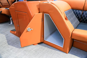 Bateau à ponton en aluminium de style sportif Kinocean, modèle de 22 pieds, yacht de luxe avec <span class=keywords><strong>moteur</strong></span> et remorque pour les aventures de pêche en lac et les fêtes - Product Image 6