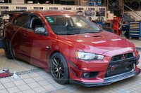 Canards de pare-chocs avant en fibre de carbone Style Vrs (4 pièces) pour 2008-2015 Mitsubishi Lancer Evolution Evo X