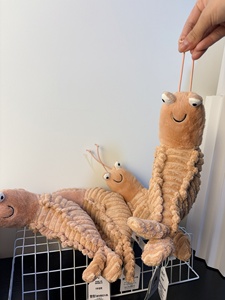 Nuevo Set de Peluches de la Serie Mariscos Jellycat 2026, 6 Piezas: Pulpo, <span class=keywords><strong>Cangrejo</strong></span>, Langosta, Camarón, Almeja, Venta al por Mayor de Fábrica con Bolsa Protectora - Product Image 3