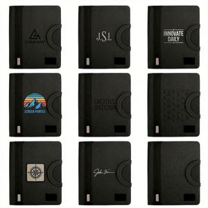New Product Office School Branded Power Bank <b>Folders</b> With LED Light <b>A4</b> Custom Logo Notebook for Employee Incentives - Product Image 4