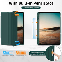 Pelindung Tablet Ultra-Tipis untuk Samsung Galaxy Tab A9/A11 8.7 Inci dengan Penyangga Ergonomis Lipat Tiga untuk Pemesanan Grosir Edukasi