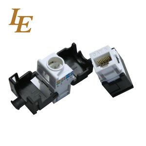 Placa frontal RJ45 de gran venta, conector hembra Cat6 Keystone Jack - Product Image 4