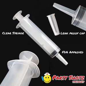 Jeringas de Plástico PP de 1.5oz para Shots de Gelatina, con Tapón de Goma - Product Image 4