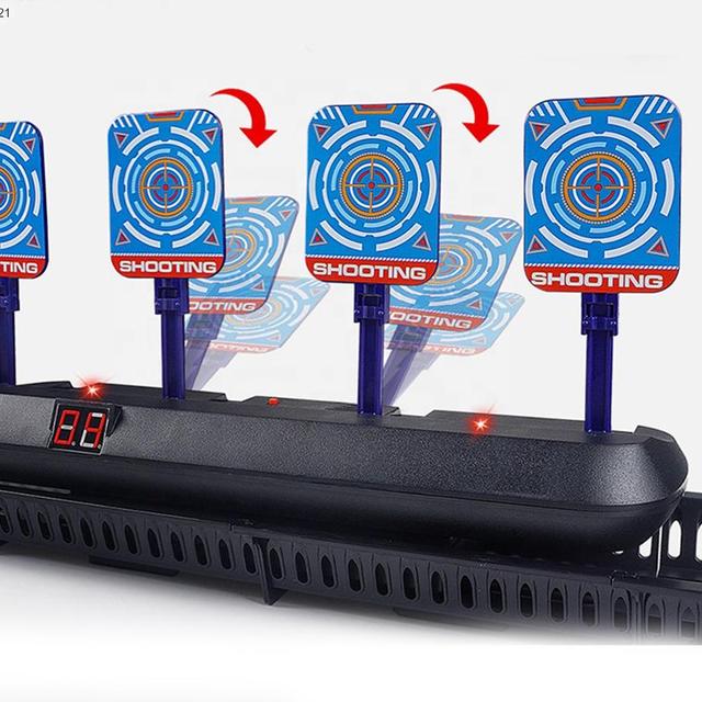 Kids Indoor Sport Soft Bullet Shooting Practice Game Toy Electronic Auto Digital Scoring Target