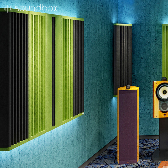 Music Room High Density Polyether Polyol Acoustic Foam Panel Improves Sound That the Model Absorbs