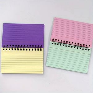 Colorful Spiral A3 Leather Address <b>Book</b> Tear-off Simple Portable Student Diary - Product Image 1
