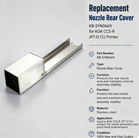 Cache arrière de buse de remplacement KB-SYN0669 pour imprimante CIJ KGK CCS-R JPT-D