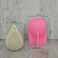 Moule en silicone rond en forme de goutte d'eau, produit ménager écologique, utilisation en extérieur, jardinières, pots de fleurs, vase, ornements artistiques
