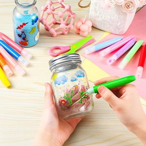 Bán buôn tùy chỉnh màu sắc cửa sổ nghệ thuật DIY 10ml nhiều màu peelable cửa sổ sơn cho trẻ em - Product Image 2