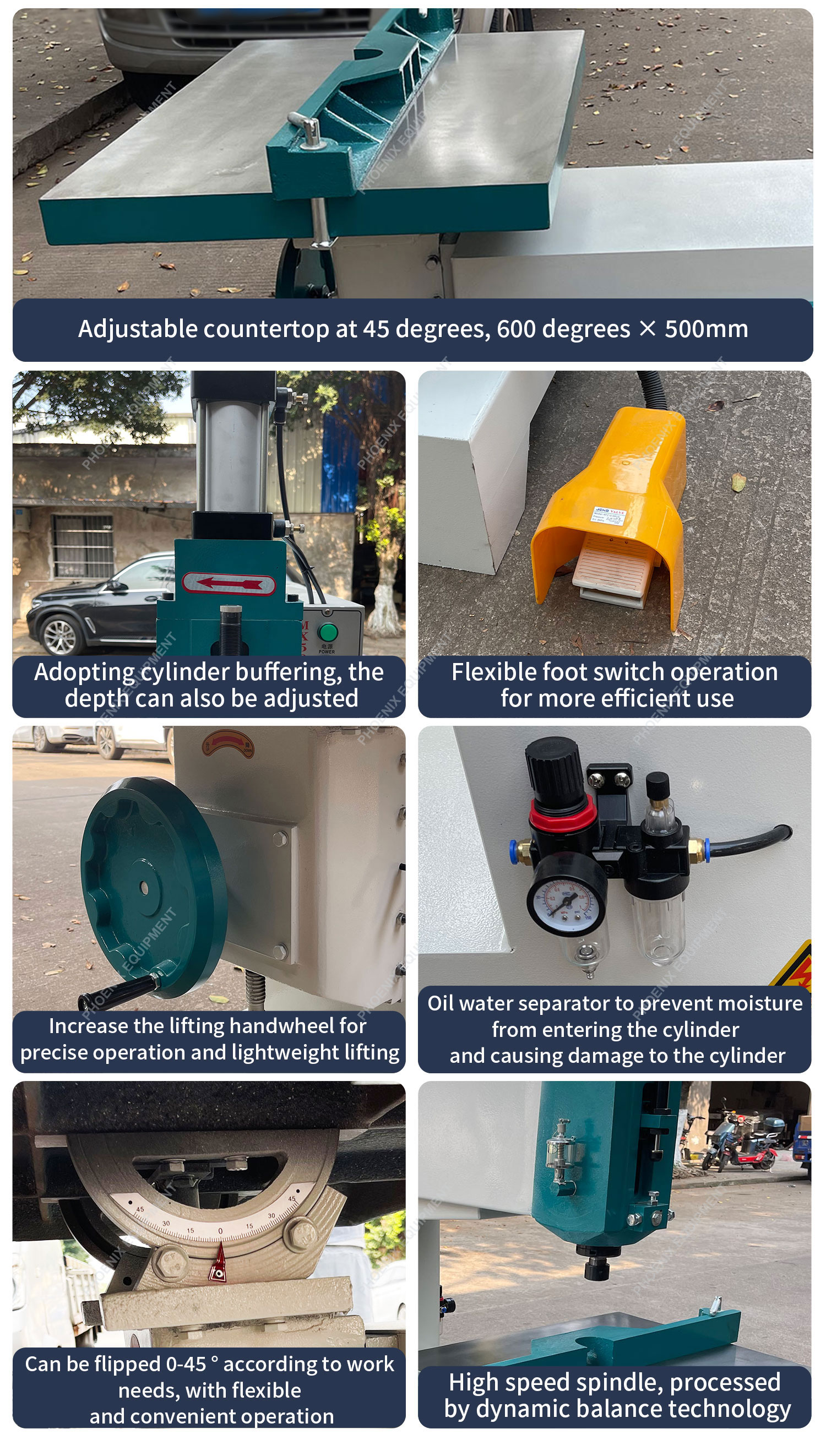 高速手動ウッドルーターヘビーデューティーMX5068木工アッパー