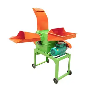 Straw Crusher Machine In Feed Processing Machines Grass Shredder Chopper Machine Hay Cutter Chaff Cutter