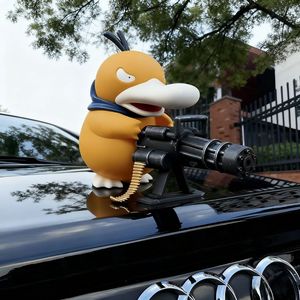 ZW Venta al por Mayor, Figura Creativa de Pato de Resina, Divertido Pato con Pistola, Adorno para el Tablero del Auto, Estatua de Animal Genial, Decoración de Escritorio, Regalo Personalizado - Product Image 3