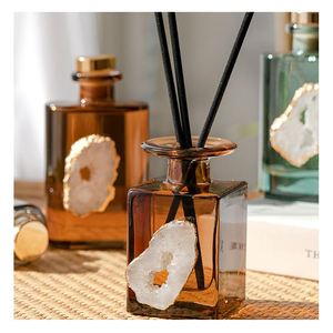 Ensemble de diffuseur de roseaux d'huile essentielle de salle de bain de luxe Jasmine Rose Oud Designer Rotin Meilleure odeur de chambre Meilleure odeur de diffuseur de roseaux - Product Image 1