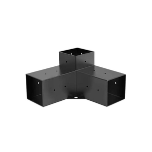 Soportes de pérgola Soporte de esquina de ángulo recto de 3 vías y 4 vías, carpintería DIY Kit de herrajes de pérgola Kit de soporte de madera elevado - Product Image 2