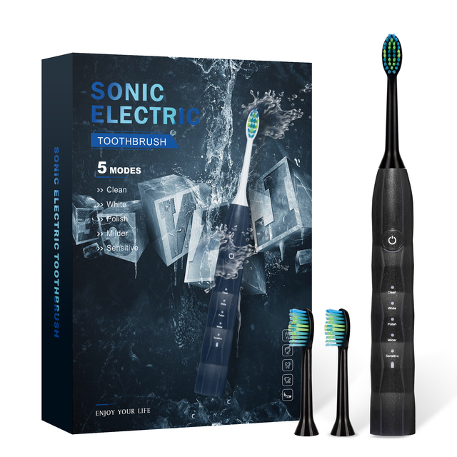 Manufacturer Wholesales 5 Cleaning Modes IPX7 Adult Sonic Electric Toothbrush
