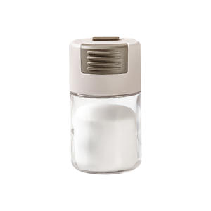 Frasco de vidrio para especias con tapa de plástico hermética para condimentos sólidos, uso en la cocina - Product Image 1