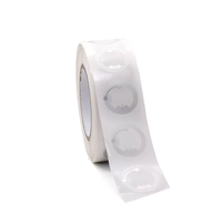 Autocollant de puce nfc à puce 213 personnalisé étiquette RFID époxy auto-adhésive 40mm de diamètre autocollant/étiquette/étiquette/étiquette nfc inscriptible