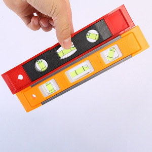 Оптовая продажа, длинный маленький магнитный Профессиональный ударопрочный уровень I-луча с пузырьковыми флаконами и логотипом - Product Image 4