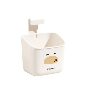Cartoon Wall Mounted Storage Basket For Bathroom Toiletries <b>Toothpaste</b> Toothbrush Holder With Cute Design - Product Image 3