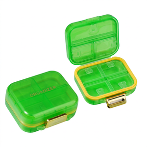 Boîte à pilules en plastique personnalisée avec logo, 7 jours, pour pharmacie, distributeur de médicaments, organiseur de comprimés, étui de voyage en PP - Product Image 4