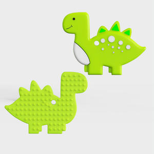 अनुकूलित बीपा ग्रेड बेबी टेईथर रैटल खिलौना भोजन-ग्रेड सिलिकॉन फल नरम खिलौना - Product Image 3