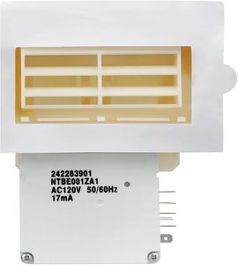 Ensemble d'amortisseur d'air électrique en plastique pour réfrigérateur, pièce de rechange compatible Frigidaire Crosley 3016452 AP5788340 - Product Image 1