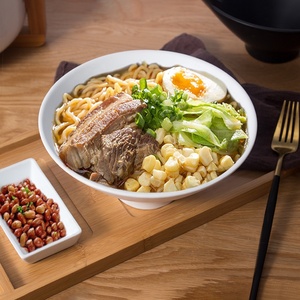 5 Inch 8 Inch 9 Inch Porcelain Udon Soba Pho <strong>Bowl</strong> Custom Japanese <strong>Cereal</strong> Noodle Ceramic Ramen <strong>Bowl</strong> <strong>Set</strong> with Chopsticks Spoon - Product Image 2