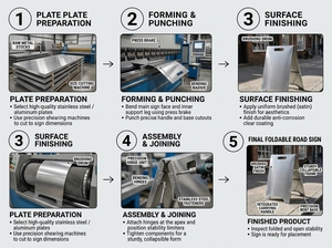 Panneau publicitaire pliable en A de haute qualité, étanche, conçu par le fabricant <span class=keywords><strong>direct</strong></span>, avec conception gratuite - Product Image 6