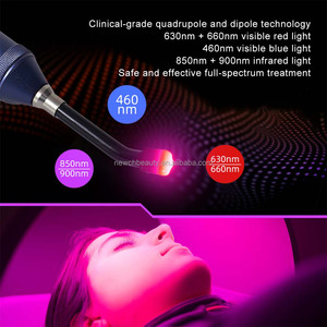 Dispositivo de Terapia de Belleza con Luz Recargable de Mano para el Cuidado de la Piel del Rostro y el Cuerpo en el Hogar, Antienvejecimiento, Alivio del Dolor, Pluma de Fisioterapia - Product Image 5