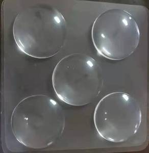 6 Buah Silikon Lembut Transparan Dapat Dicuci Pelindung Dinding Pegangan Pintu Sumbat Pelindung Bemper Anti-Slip Merekat Sendiri Penghenti Pintu Bulat - Product Image 4