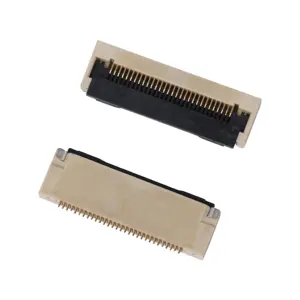 Connecteurs FPC/FFC de câble flexible de type vertical SMT ZIF de lancement de 0.5mm pour le panneau de carte PCB