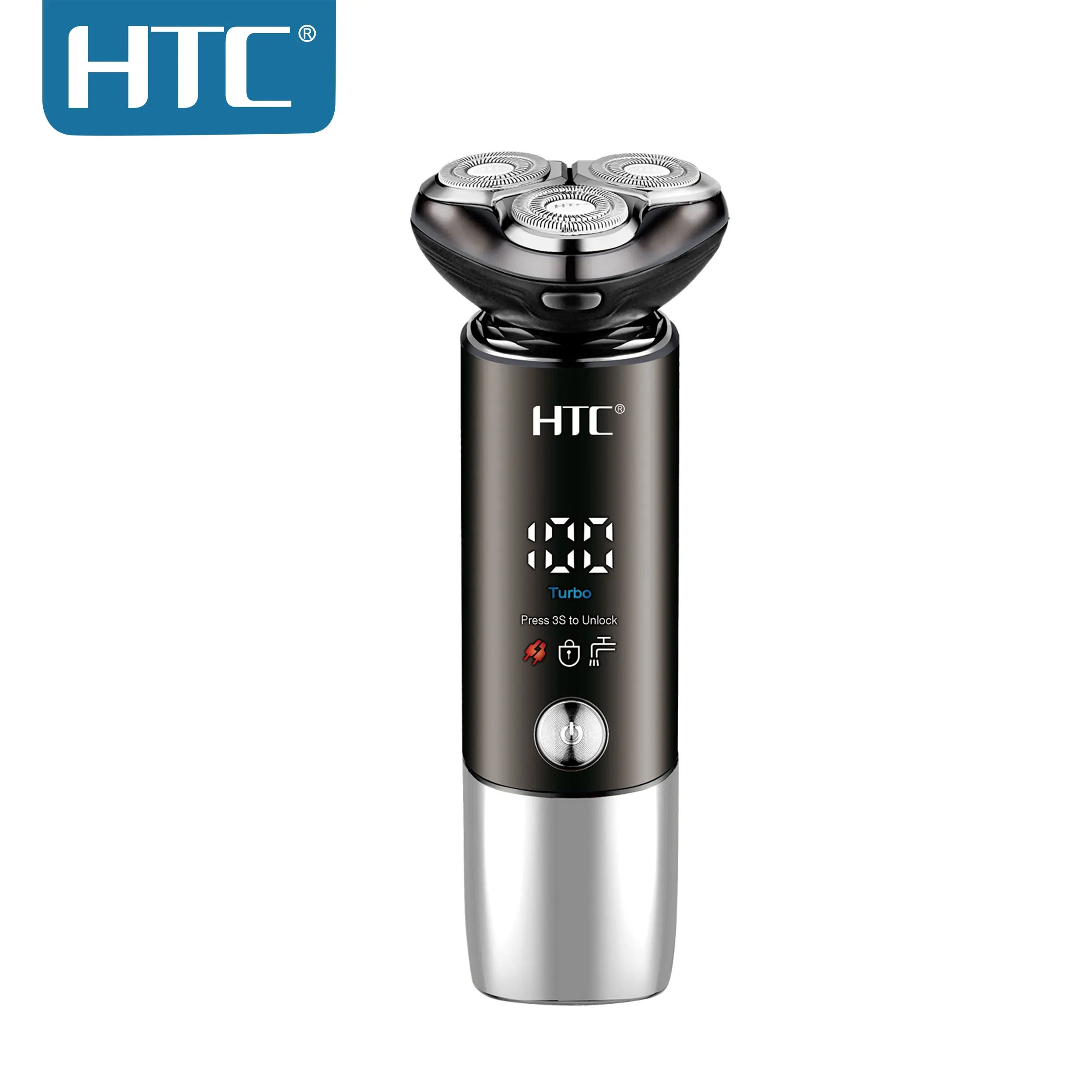 HTC GT-699 IPX6 hoàn toàn có thể giặt LED hiển thị pin lithium USB phí người đàn ông cạo râu