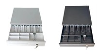 Caisse enregistreuse commerciale Hongsheng HY-405 à six compartiments et trois vitesses pour ordinateur portable, interface RJ45 ABS 1,5 pouces, garantie 1 an, empilable