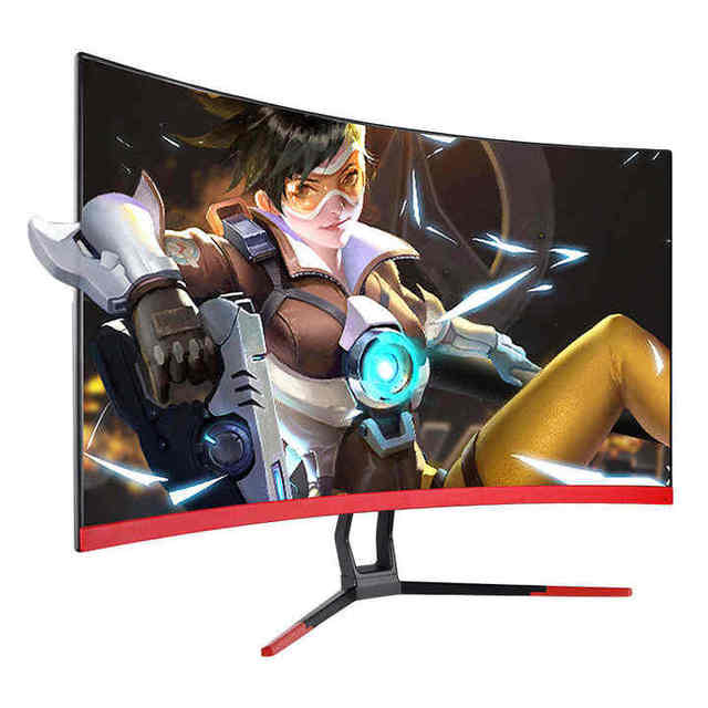 Customized 27 32 34 Inch Curved OLED Gamer Monitor 2K 4K 144hz 240hz LCD Computer Screen Display for Gamers
