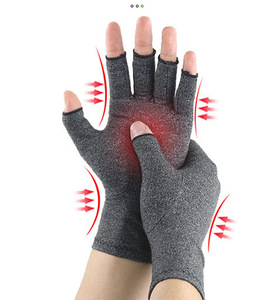 Guantes de Compresión para Artritis, Medios Dedos, con Fibra de Iones de Cobre, Protección y Rehabilitación Articular, Venta al Por Mayor - Product Image 2
