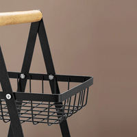 Cesta Triangular Multifuncional de Mano, Estante de Almacenamiento de Múltiples Niveles para Frutas, Aperitivos, Cocina y Sala de Estar