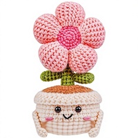 MuMyer – Grand bouquet de fleurs au crochet, cadeau de remerciement pour femme, amie, maman, Noël, anniversaire