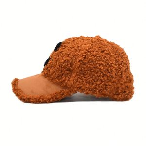 Gorra de Béisbol Casual Unisex, Color Sólido, Material Imitación Lana de Cordero, Tejido Común, Gran Venta - Product Image 5