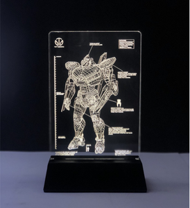 جديد مخصص ليزر كريستالي اللون تغيير عيد الميلاد عطلة شكل قلب الحب 3D مصباح الطاولة الزفاف أدى طقم هدايا - Product Image 5