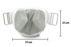 Massaggiatore della spalla del collo posteriore di Shiatsu con calore, collo di massaggio per uso domestico dell'automobile del ministero degli interni massaggiatore elettrico astuto del collo di impastare - Product Image 5