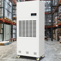 Déshumidificateur électrique industriel de grande taille Wetwells, 220V, pour hôpitaux et hôtels, usage commercial, capacité de 138L/D
